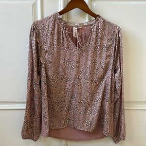 Anthropologie Pink Blouse by Dolan